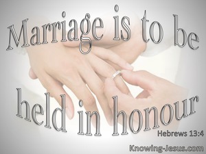 Hebrews 13:4